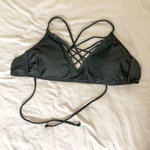 Lace-Up Bikini Top